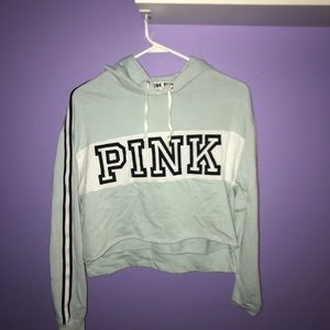 cropped sweatshirt from pink